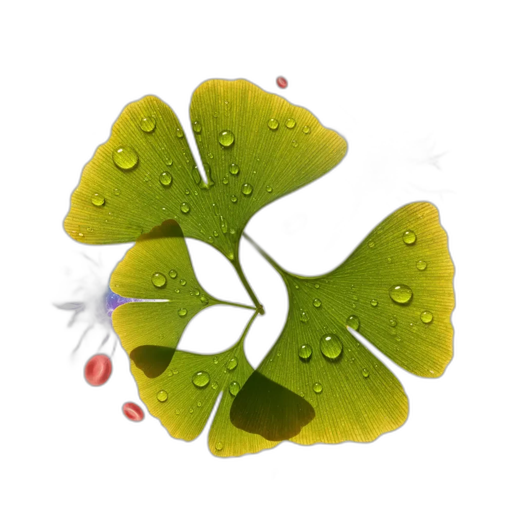 Ginkgo biloba — natürliches Pflanzenextrakt für Vitalität